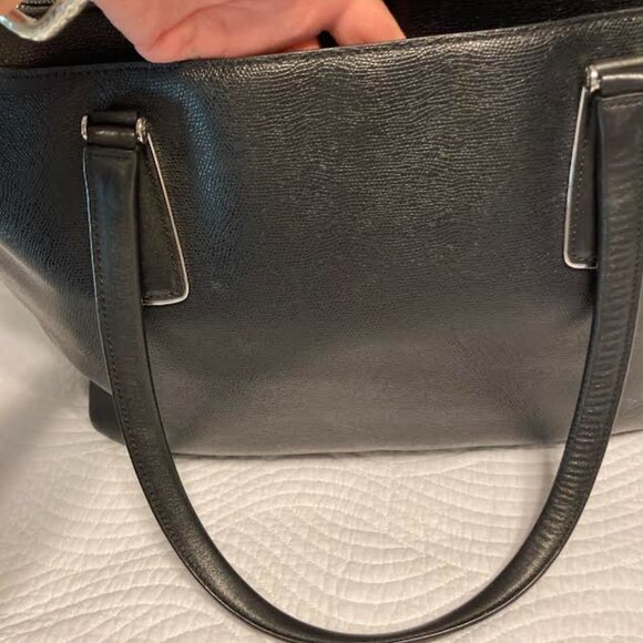 Tumi Sinclair Nina 3 Black Compartment Laptop Commuter Brief Tote Bag Purse - Picture 9 of 16